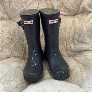 Hunter Glossy Gray Boots